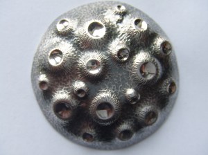 Number 3 Oxidised, polished craters